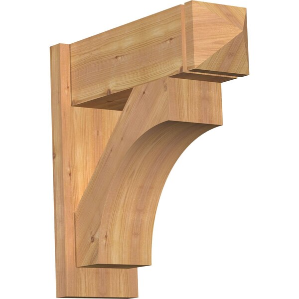 Ekena Millwork Westlake Smooth Arts and Crafts Outlooker, Western Red Cedar, 7 1/2"W x 22"D x 22"H OUT08X22X22WTL03SWR - main